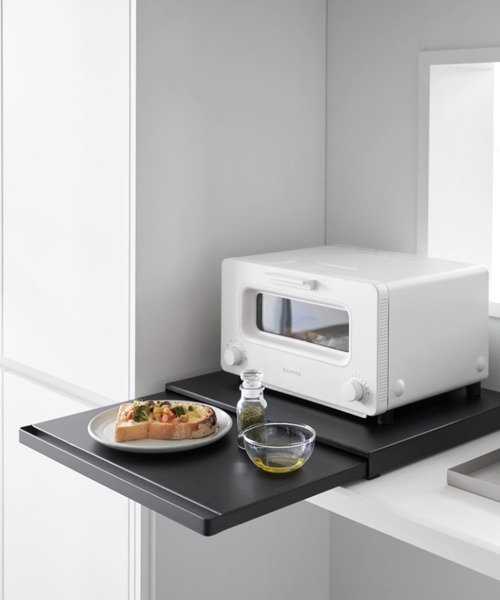 tower（タワー）の「tower(タワー)キッチン家電下スライドテーブル（キッチン収納・レディース・ブラック/ホワイト・ONE SIZE）」の22枚目の写真