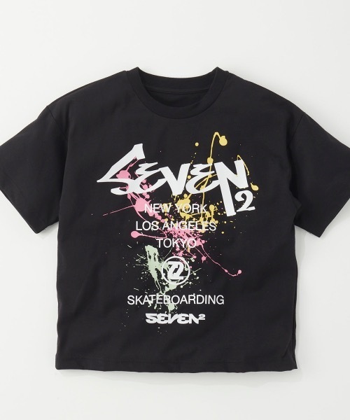 い*ず様 FAF ロゴプリント Tシャツ SEVEN2】キッズ半袖ロゴTシャツ バックプリント（Tシャツ