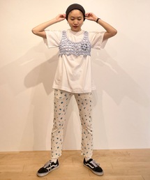 【HOLIDAY】SUPER RIB PANTS (RIBBON) PRINC355 RIBBON SCULPT STRETCH PANTS BLACK – NAMED COLLECTIVE®