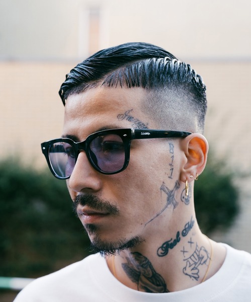 Subciety（サブサエティ）の「SUNGLASS-Vagrant-（サングラス・メンズ・スモーク/ブルー/パープル・FREE）」の2枚目の写真