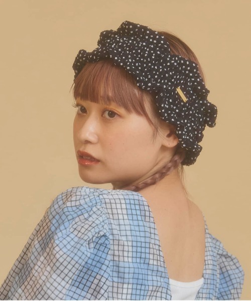 カオリノモリ　ヘアバンド8個セット kaorinomori ミニョンヘアバンド | 56cm～58cm(97) NAVY (71