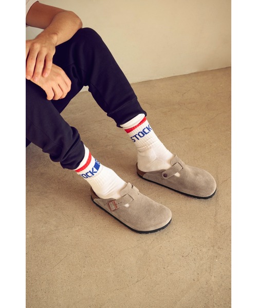 BIRKENSTOCK（ビルケンシュトック）の「Boston BS 【ナロー幅】 トープ UNISEX（サンダル・メンズ・グレー・45/46/44/40/41/43/42/36/39/35/37/38）」の18枚目の写真