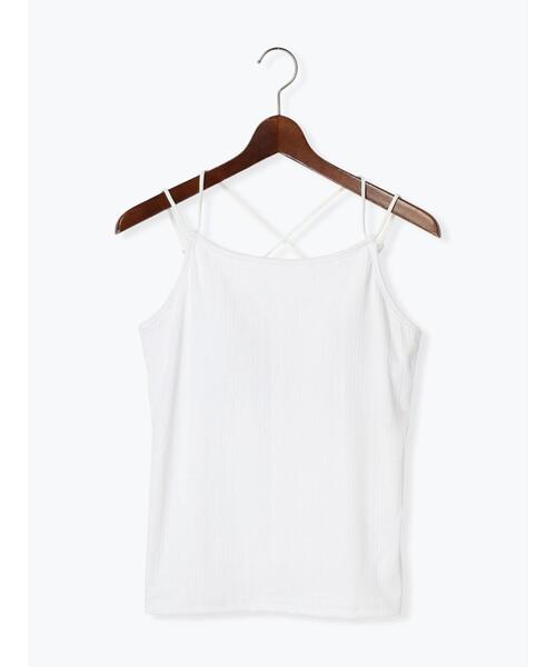 Te chichi TERRASSE（テチチテラス）の「【抗菌防臭】ランダムテレコカップ付キャミソール（キャミソール・レディース・ブラック/オフホワイト/ホワイト・F）」の11枚目の写真