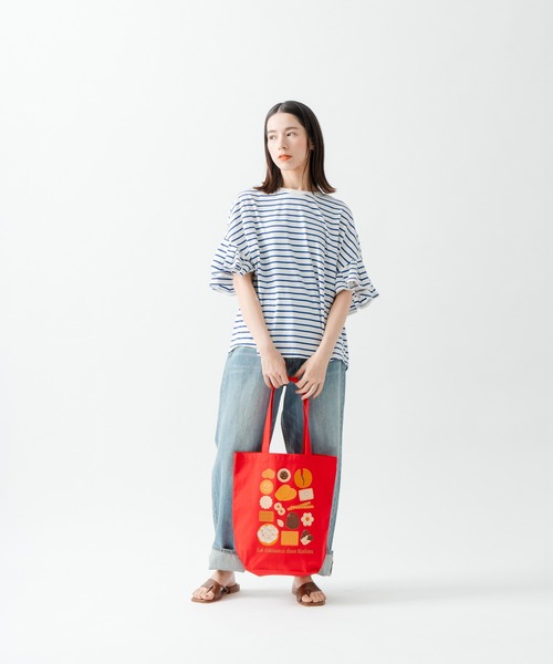 Kelen(ケレン)の「「KELEN/ケレン」ガトープリントトート / GATEAU TOTE(トートバッグ・レディース・ナチュラル/レッド/カーキ/ブラック・FREE)」の13枚目の写真