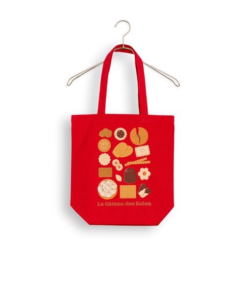 Kelen(ケレン)の「「KELEN/ケレン」ガトープリントトート / GATEAU TOTE(トートバッグ・レディース・ナチュラル/レッド/カーキ/ブラック・FREE)」の15枚目の写真