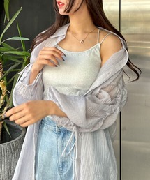 バッククロスラメキャミソール