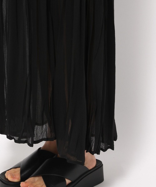 LOWRYS FARM(ローリーズファーム)の「クリンクルリボンノースリーブワンピース 111731(ワンピース・レディース・ブラウン/ピンク/アイボリー/ブラック/ブルー/ブルー系その他・FREE)」の19枚目の写真