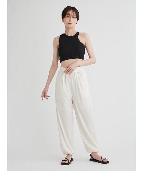 emmi（エミ）の「eco ラッシュガードパラシュートパンツ（その他パンツ・レディース・ブラック/オフホワイト・FREE）」の14枚目の写真
