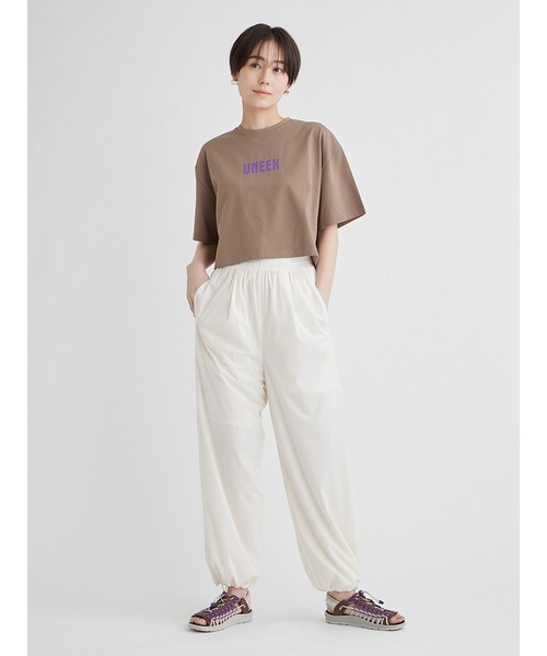 emmi（エミ）の「eco ラッシュガードパラシュートパンツ（その他パンツ・レディース・ブラック/オフホワイト・FREE）」の17枚目の写真