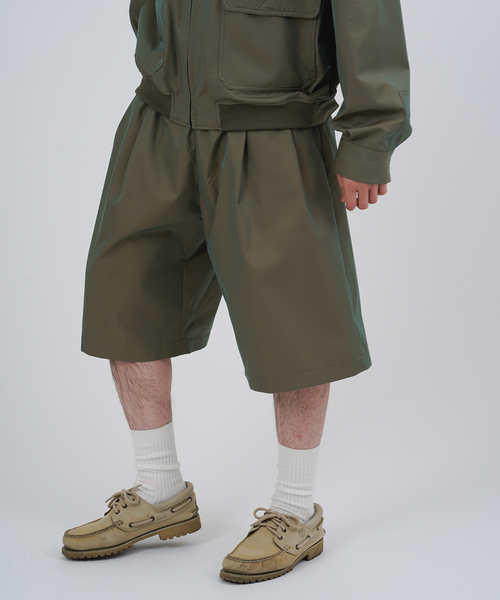 WILLY CHAVARRIA(ウィリーチャバリア)の「【THE SEED BY WILLY CHAVARRIA】ギャバショーツ(その他パンツ・メンズ・カーキ/ブラック・40/42)」の4枚目の写真