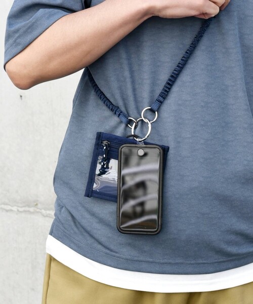 SHIPS any別注】BYON BYON: マルチ ID パス ケース スマホストラップ