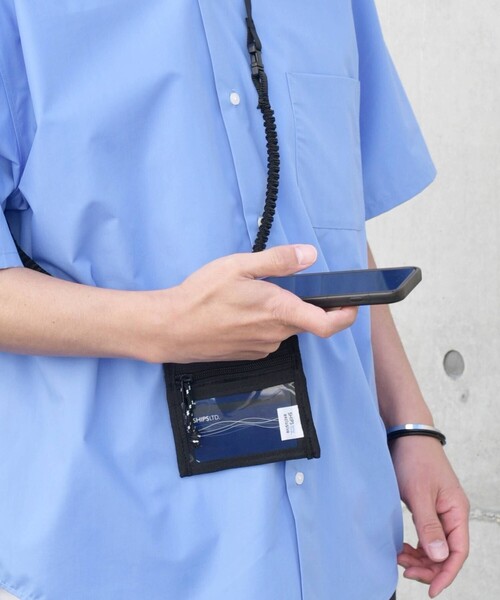 SHIPS any(シップス エニィ)の「【SHIPS any別注】BYON BYON: マルチ ID パス ケース スマホストラップ◇(スマホグッズ・メンズ・ブラック/オリーブ/ネイビー/ベージュ・ONE SIZE)」の6枚目の写真