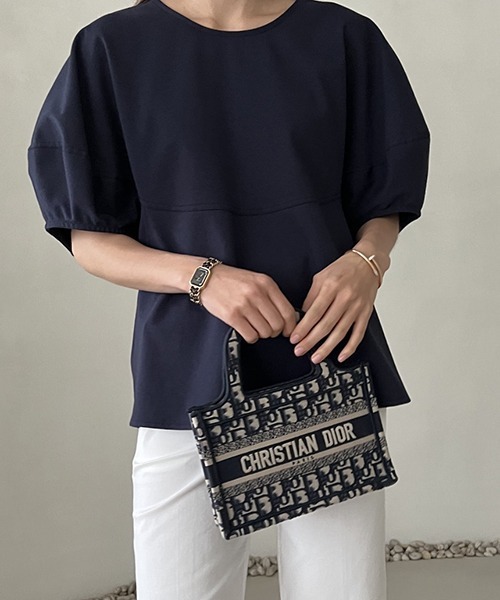 gossip！ロサンゼルス（ゴシップロサンゼルス）の「3color ランタンシャカ感ブラウス（シャツ/ブラウス・レディース・ホワイト/ブラック/ネイビー・FREE）」の22枚目の写真