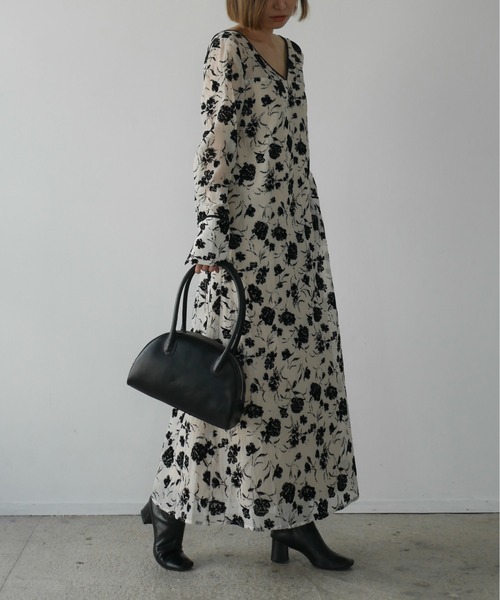 My shawty(マイシャウティー)の「urban sheer day dress(ドレス・レディース・アイボリー/ブラック・FREE)」の17枚目の写真