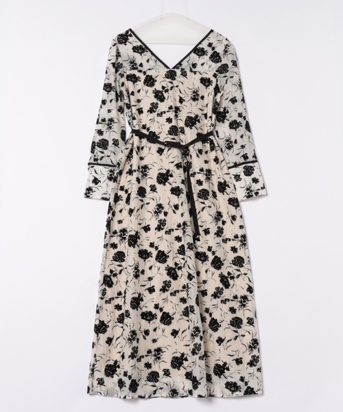 My shawty(マイシャウティー)の「urban sheer day dress(ドレス・レディース・アイボリー/ブラック・FREE)」の12枚目の写真