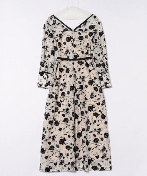 My shawty(マイシャウティー)の「urban sheer day dress(ドレス・レディース・アイボリー/ブラック・FREE)」の13枚目の写真