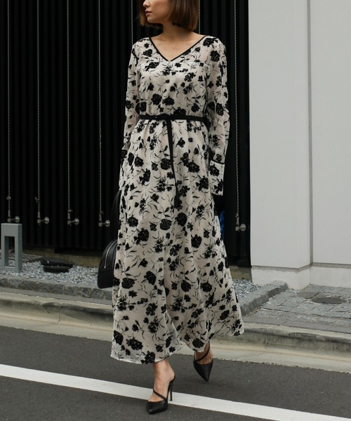 My shawty(マイシャウティー)の「urban sheer day dress(ドレス・レディース・アイボリー/ブラック・FREE)」の11枚目の写真