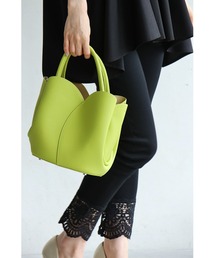 CAWAII（カワイイ）の「ポーチ・ストラップ付 花咲くチューリップバッグ（ハンドバッグ）」