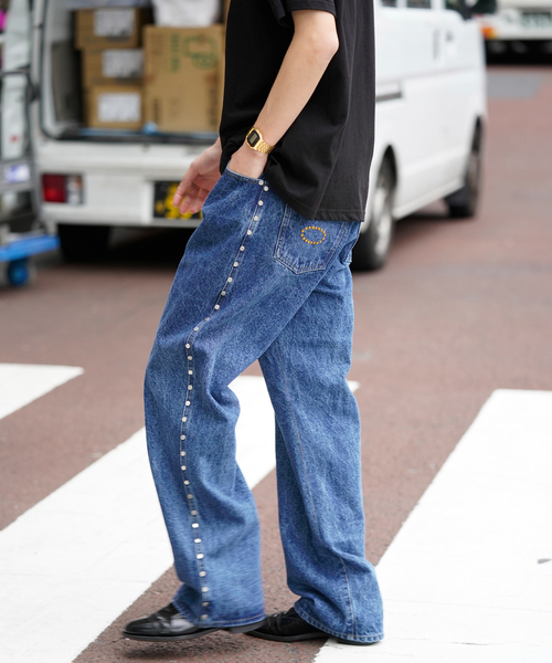 パンツ 2022AW COVERED STRAIGHT FIT TROUSERS Street Fold Over Waistband Straight Leg Dress Pants – COMMENSE