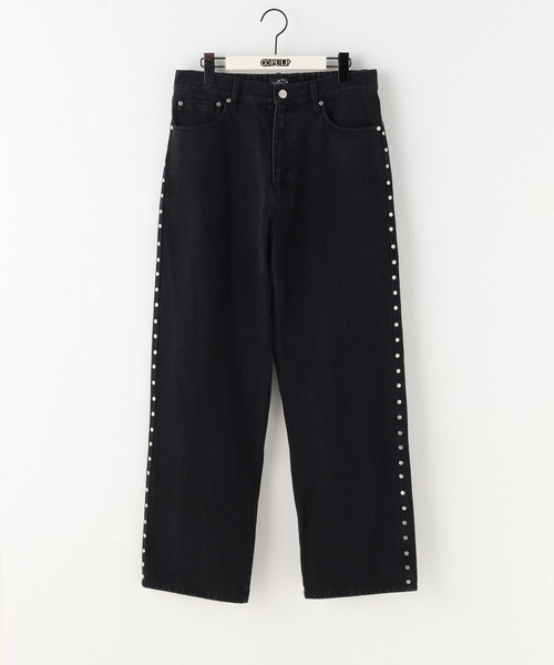 セール】【AFB / エーエフビー】STRAIGHT STUDDED PANTS（その他パンツ