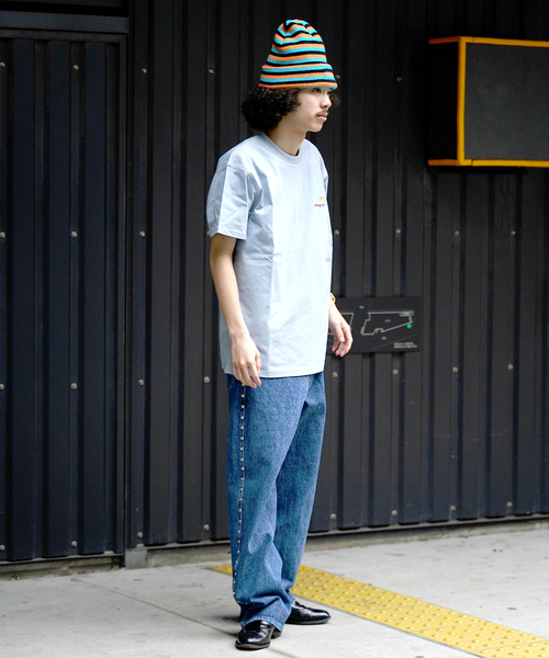 パンツ ENCENS STRAIGHT PANTS B セール】【AFB / エーエフビー】STRAIGHT STUDDED PANTS（その他
