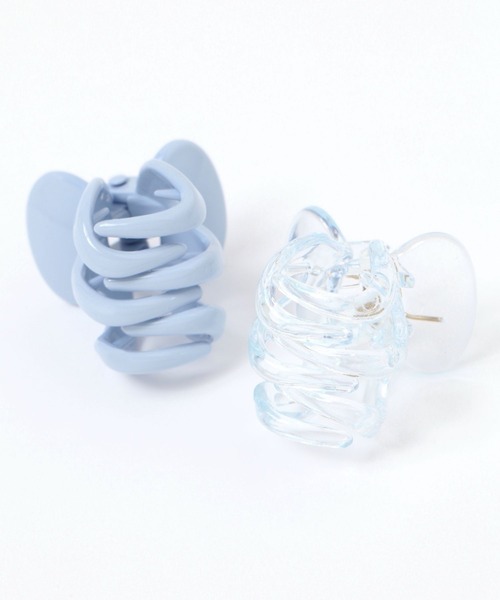 LAKOLE（ラコレ）の「カラフルミニバンスクリップ2点セット / 114397（バレッタ/ヘアクリップ・レディース・ブルー/イエロー/グリーン/ライトブルー・FREE）」の5枚目の写真