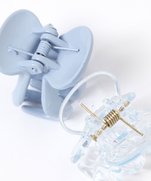 LAKOLE（ラコレ）の「カラフルミニバンスクリップ2点セット / 114397（バレッタ/ヘアクリップ・レディース・ブルー/イエロー/グリーン/ライトブルー・FREE）」の6枚目の写真