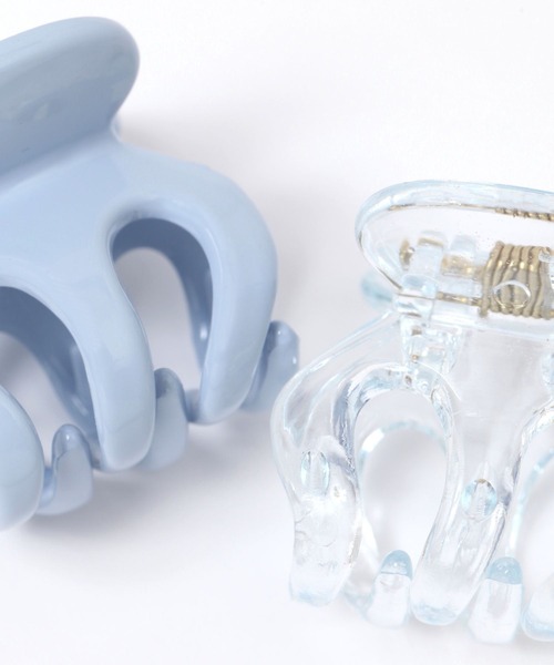 LAKOLE（ラコレ）の「カラフルミニバンスクリップ2点セット / 114397（バレッタ/ヘアクリップ・レディース・ブルー/イエロー/グリーン/ライトブルー・FREE）」の8枚目の写真