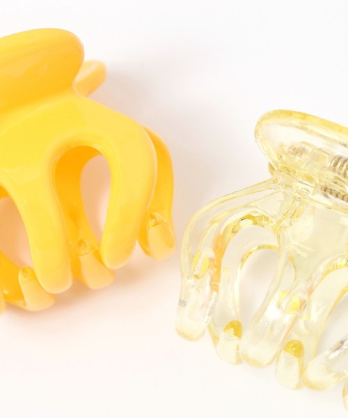 LAKOLE（ラコレ）の「カラフルミニバンスクリップ2点セット / 114397（バレッタ/ヘアクリップ・レディース・ブルー/イエロー/グリーン/ライトブルー・FREE）」の9枚目の写真