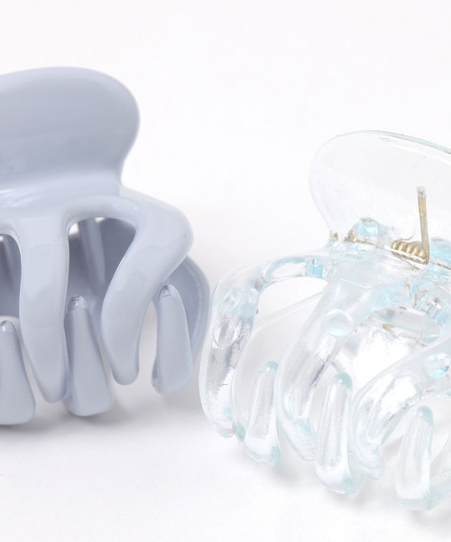 LAKOLE（ラコレ）の「カラフルミニバンスクリップ2点セット / 114397（バレッタ/ヘアクリップ・レディース・ブルー/イエロー/グリーン/ライトブルー・FREE）」の10枚目の写真