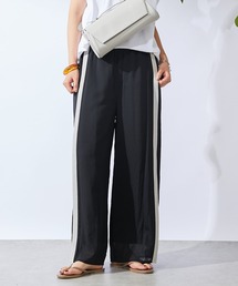 un dix cors | 麻調ニット切替パンツ(スウェットパンツ)