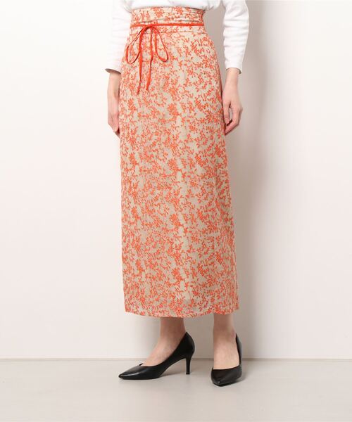 美品　CLANE FLORET EMBROIDERY SKIRT CLANE FLORET EMBROIDERY SKIRT 受ける