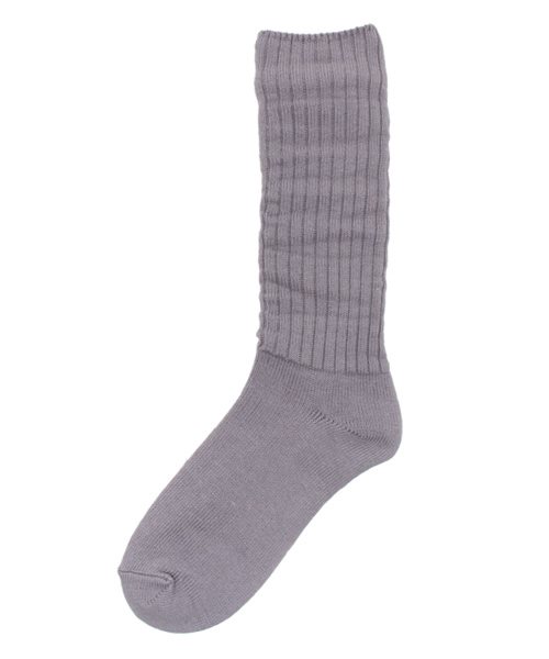 WEGO(ウィゴー)の「WEGO/クシュクシュソックス(ソックス/靴下・レディース・ブラック/ブラウン/グレー/ネイビー/キャメル/ワイン/カーキ/ホワイト・FREE)」の3枚目の写真