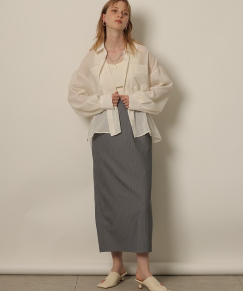 CADUNE（カデュネ）の「ストライプタイトスカート（スカート）」 - WEAR