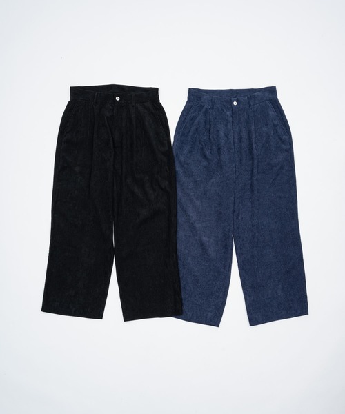 Remember.(リメンバー)の「Corduroy Wide Pants / コーデュロイワイドパンツ / セットアップ可能(その他パンツ・メンズ・ブラック/ネイビー・SMALL/MEDIUM/LARGE)」の10枚目の写真