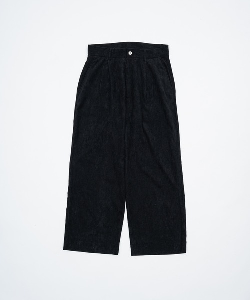 Remember.(リメンバー)の「Corduroy Wide Pants / コーデュロイワイドパンツ / セットアップ可能(その他パンツ・メンズ・ブラック/ネイビー・SMALL/MEDIUM/LARGE)」の4枚目の写真