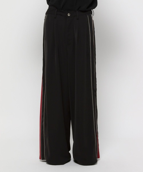 HARE（ハレ）の「【SET UP対応】ZIPレイヤードワイドパンツ(HARE)（その他パンツ・メンズ・グレー/レッド・FREE）」の11枚目の写真