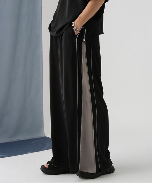 HARE（ハレ）の「【SET UP対応】ZIPレイヤードワイドパンツ(HARE)（その他パンツ・メンズ・グレー/レッド・FREE）」の22枚目の写真