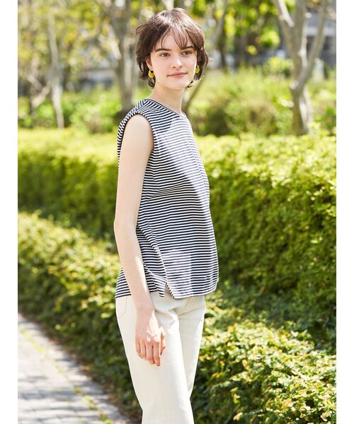 tシャツ ショルダータックノースリーブプルオーバー レディース セール】ショルダータックノースリーブプルオーバー（Tシャツ