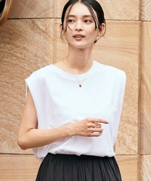 AMERICAN HOLIC | ショルダータックノースリーブプルオーバー(Tシャツ/カットソー)
