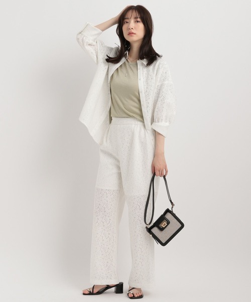 Andemiu（アンデミュウ）の「ラメカットＴ134418（Tシャツ/カットソー・レディース・シルバーグレー/ベージュ/ブラック・FREE）」の6枚目の写真