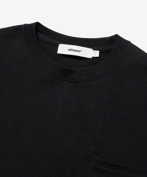 rehacer(レアセル)の「rehacer : New Day Logo Pocket CS / ニューデイ ロゴ ポケットカットソー(Tシャツ/カットソー・メンズ・ホワイト/ブラック・SMALL/MEDIUM/LARGE)」の12枚目の写真