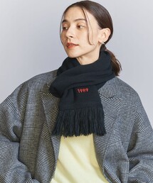 BEAUTY&YOUTH UNITED ARROWS | 1989 ソリッドニット マフラー/ブラック(ストール/ショール)