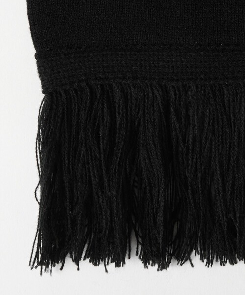 BEAUTY&YOUTH UNITED ARROWS（ビューティーアンドユースユナイテッドアローズ）の「1989 ソリッドニット マフラー/ブラック（ストール/ショール・レディース・ブラック・FREE）」の5枚目の写真
