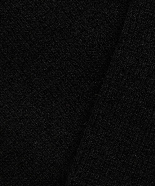 BEAUTY&YOUTH UNITED ARROWS（ビューティーアンドユースユナイテッドアローズ）の「1989 ソリッドニット マフラー/ブラック（ストール/ショール・レディース・ブラック・FREE）」の6枚目の写真