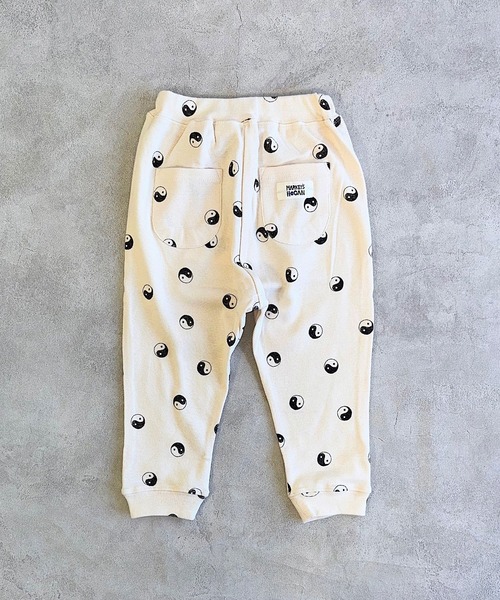 HOGAN RANCH WEAR(ホーガンランチウエア)の「ソウガラサルエルロングパンツ(その他パンツ・キッズ・グレー/オフホワイト/マルチ/ピンク/イエロー/ブラック/ベージュ/グリーン/ストライプ/ブラック系その他・100/130/80/120/110/90/70/95)」の2枚目の写真