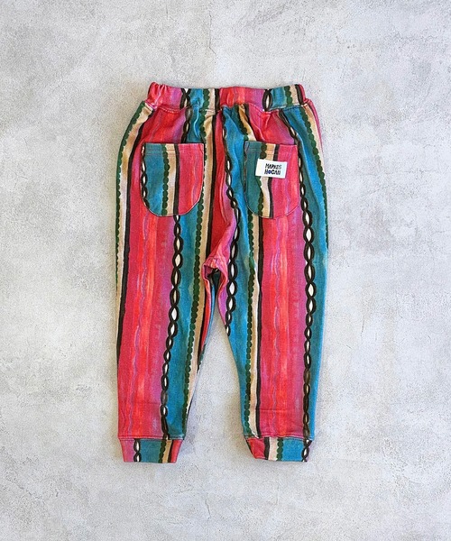 HOGAN RANCH WEAR(ホーガンランチウエア)の「ソウガラサルエルロングパンツ(その他パンツ・キッズ・グレー/オフホワイト/マルチ/ピンク/イエロー/ブラック/ベージュ/グリーン/ストライプ/ブラック系その他・100/130/80/120/110/90/70/95)」の10枚目の写真