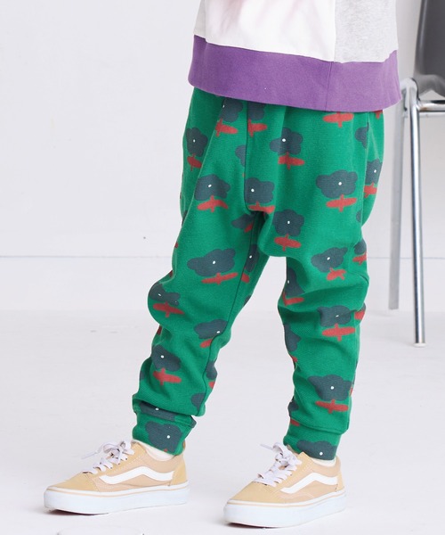 HOGAN RANCH WEAR(ホーガンランチウエア)の「ソウガラサルエルロングパンツ(その他パンツ・キッズ・グレー/オフホワイト/マルチ/ピンク/イエロー/ブラック/ベージュ/グリーン/ストライプ/ブラック系その他・100/130/80/120/110/90/70/95)」の7枚目の写真