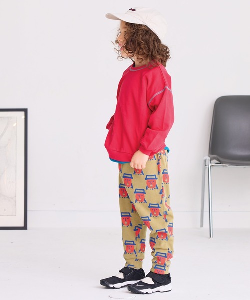 HOGAN RANCH WEAR(ホーガンランチウエア)の「ソウガラサルエルロングパンツ(その他パンツ・キッズ・グレー/オフホワイト/マルチ/ピンク/イエロー/ブラック/ベージュ/グリーン/ストライプ/ブラック系その他・100/130/80/120/110/90/70/95)」の21枚目の写真