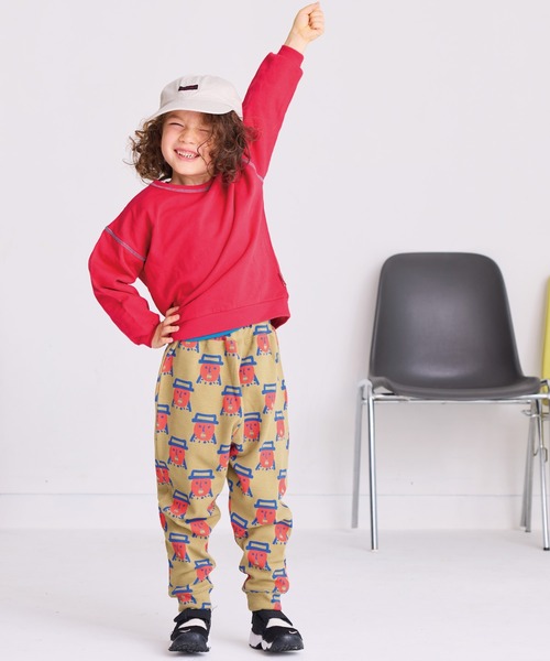 HOGAN RANCH WEAR(ホーガンランチウエア)の「ソウガラサルエルロングパンツ(その他パンツ・キッズ・グレー/オフホワイト/マルチ/ピンク/イエロー/ブラック/ベージュ/グリーン/ストライプ/ブラック系その他・100/130/80/120/110/90/70/95)」の19枚目の写真